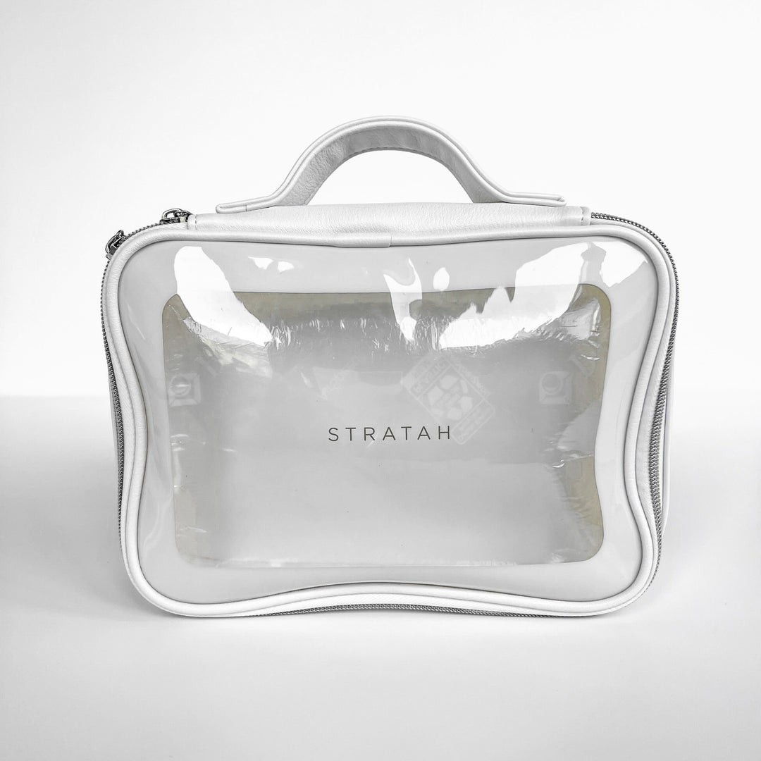 Stratah Clear Cosmetic Bag - Black